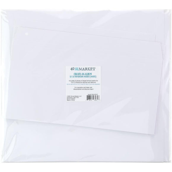 49 And Market Album, Create-An-Album -  Foundation Inserts 12