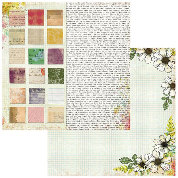 49 And Market by Vicki Boutin, Paper, The Flower Emporium - Starters Dbl-Sided Cardstock 12