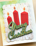 Memory Box Die, Merry and Bright Candles