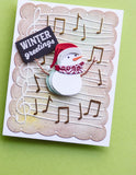 Memory Box Stamp,  Holiday Wishes