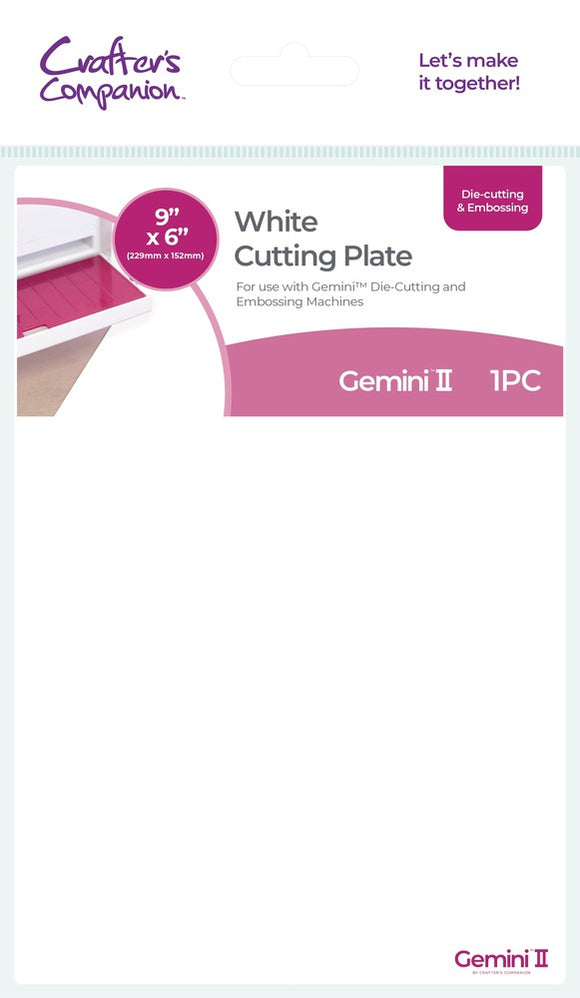 CC Gemini Tool, Gemini II - 9x6 White Cutting Plate