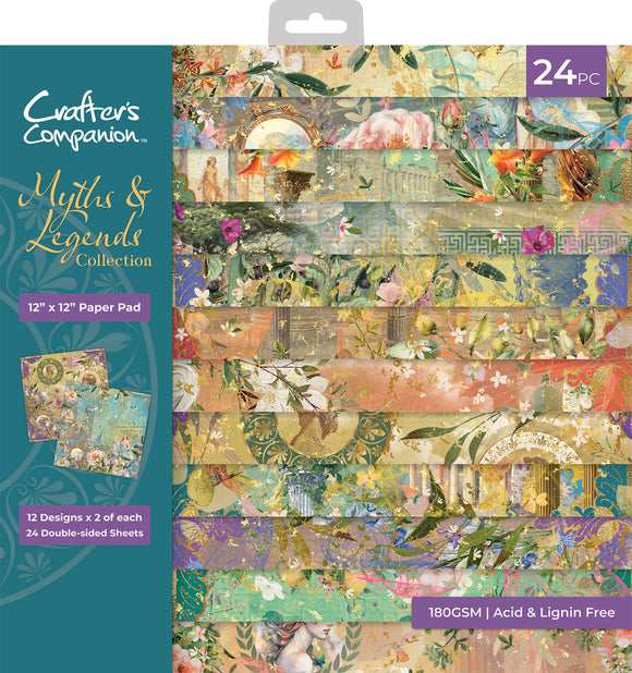 Crafter's Companion Paper Pad 12x12, Myths & Legends