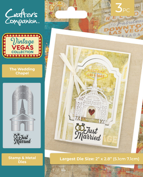 CC Stamp & Die Set, Vintage Vegas - Vintage Vegas - The Wedding Chapel