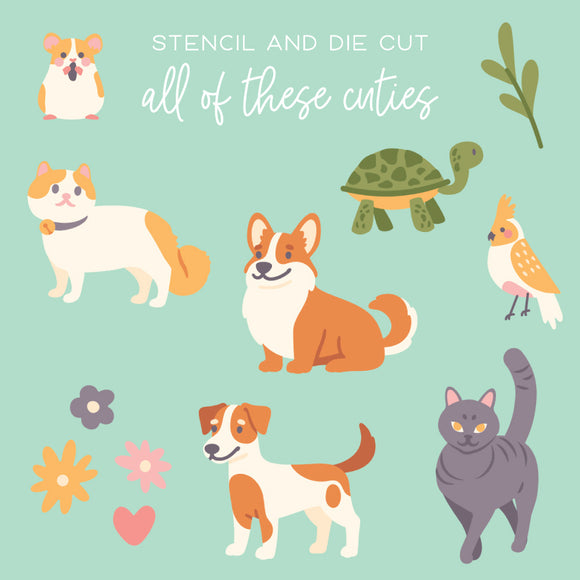 Honey Bee Honey Cuts Die, Pet Friends