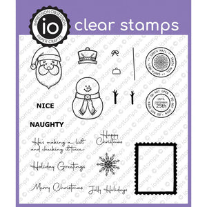 Impression Obsession Stamp, Happy Mail Christmas