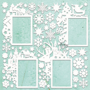 Mintay Embellishment, Chippies - Christmas Frames