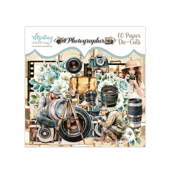 Mintay Embellishment, Paper Die-Cuts - Photographer , 60 pcs