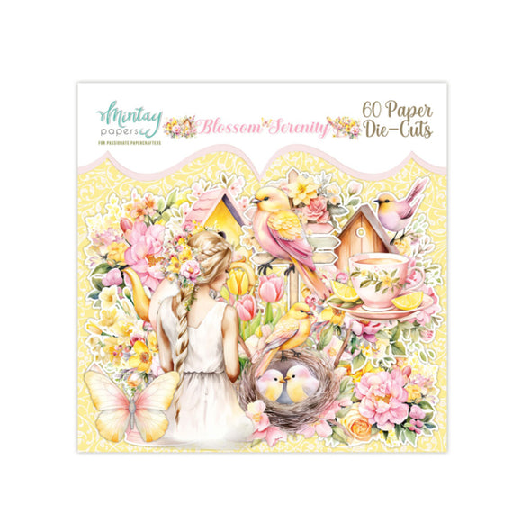 Mintay Embellishment, Paper Die-Cuts - Blossom Serenity, 60 pcs