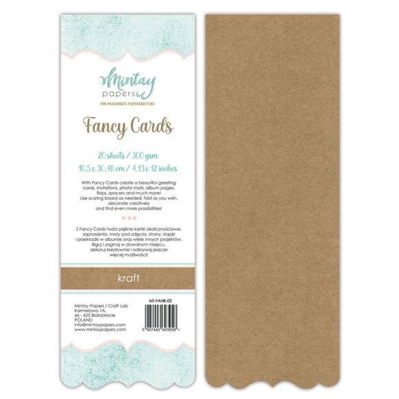 Mintay Paper, Fancy Cards Kraft 03