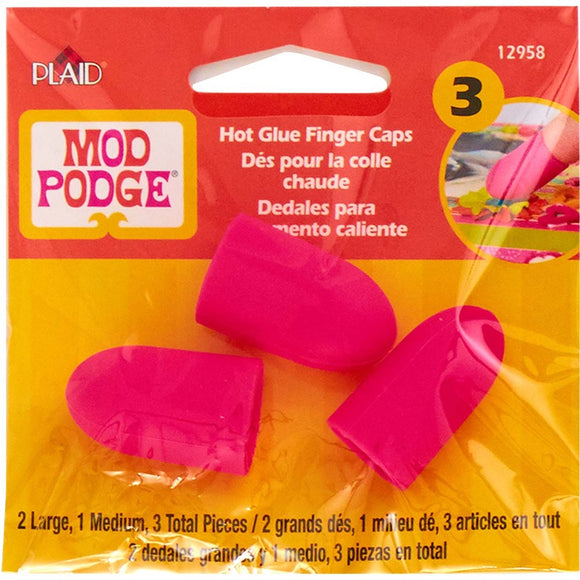 Mod Podge Tool, Hot Glue Finger Caps (3pc)