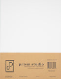 Prism Studio Paper Cardstock 8.5X11,  Whole Spectrum Simply White Smooth Cardstock, 80lb, Simply White (25 Sheets)