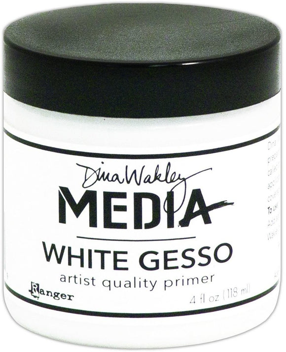 Dina Wakley Media, MIxed Media, Gesso, White (4oz)