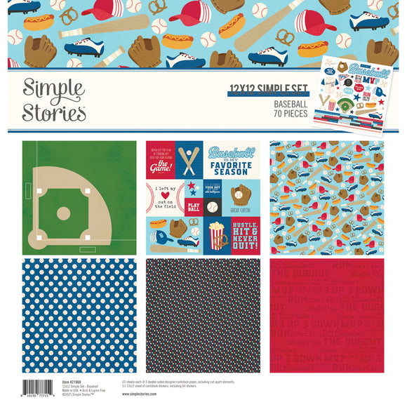 Simple Stories, 12X12 Collection Kit -  Baseball