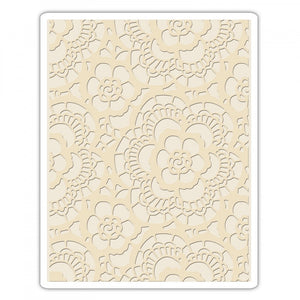 Sizzix Embossing Folder 3D, Tim Holtz Texture Fades - Lace