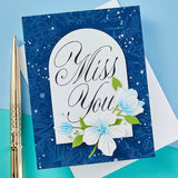 Spellbinders BetterPress Plates, Copperplate Everyday Sentiments - Miss You