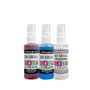 Stamperia Embellishment, Aquacolor Spray Set - Lavender