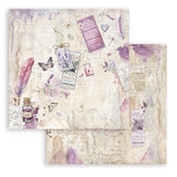 Stamperia Paper 12x12, Lavender - Various Designs Available