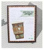 Frantic Stamper Stamp, Coffee