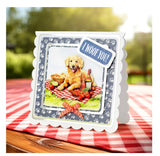 Katy Sue Embellishment, Die Cut Topper & Decoupage Collection - Picnic Pups