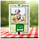 Katy Sue Embellishment, Die Cut Topper & Decoupage Collection - Picnic Pups