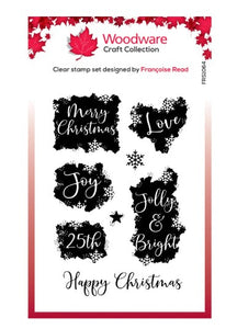 Woodware Stamp, Christmas Patches