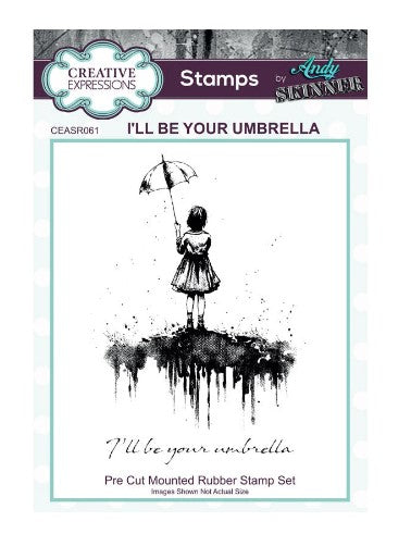 Creative Expressions Stamp, Andy Skinner - I'll Be Your Umbrella