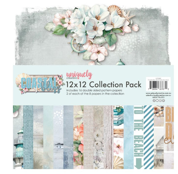 Uniquely Creative Paper Pack, 12 x 12  - Coastal Bliss