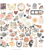 MM11 Add-on - Heartfelt Cardstock Diecut Ephemera - 110pc