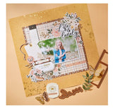 MM11 Add-on - Rosie's Studio Golden Afternoon Cardstock Diecut Ephemera - Sentiments