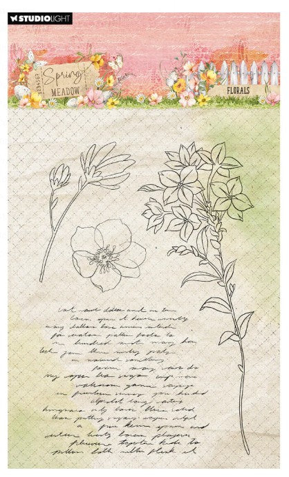 StudioLight Stamp, Florals Spring Meadow