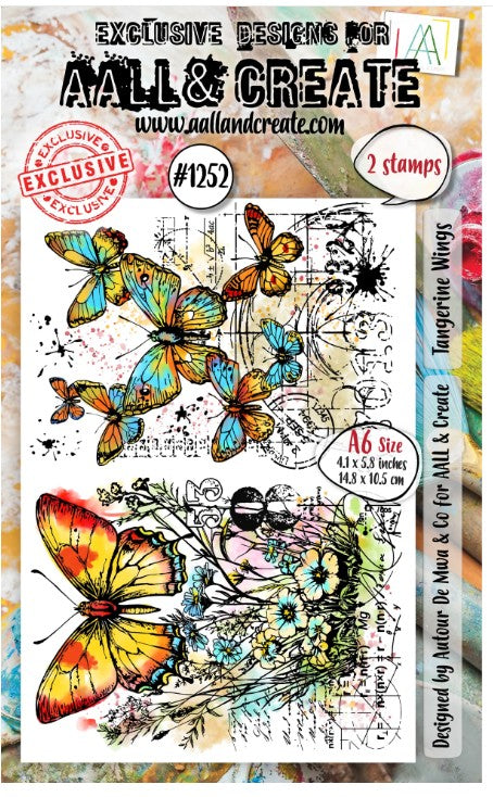 AALL & Create Stamp Set - Tangerine Wings