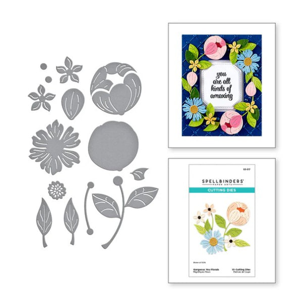 Spellbinders Die, Gorgeous You Florals