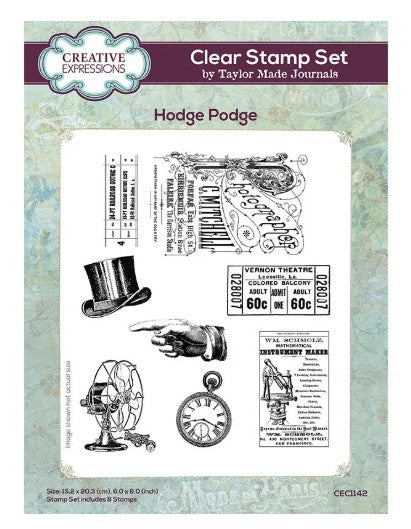 Creative Expressions Stamp, Taylor Made Journals - Hodge Podge