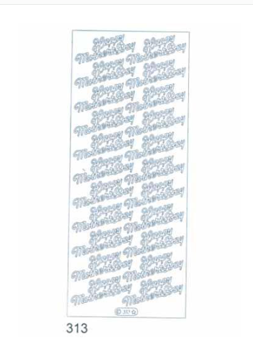 Starform Sticker, Peel Off - Happy Mothers Day