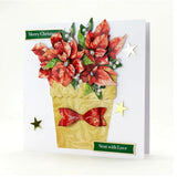 Katy Sue Embellishment, Die Cut Topper & Decoupage Collection - Christmas Flower Pots