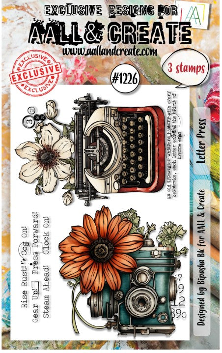 AALL & Create Stamp Set - Letter Press