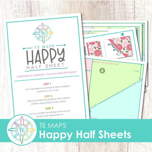 Taylored Expressions Tool, Maps - Happy Half Sheets