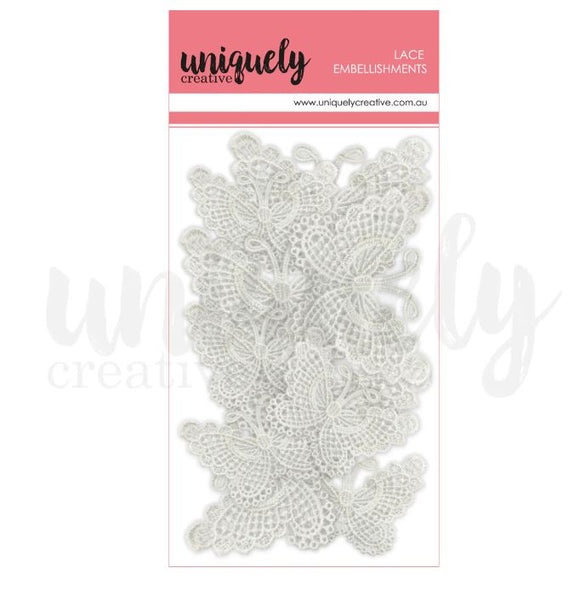 Uniquely Creative Embellishment - Lace Butterflies