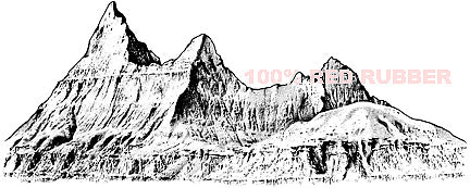 Stampscapes Stamp, Badlands Range