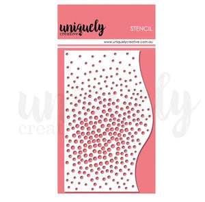 Uniquely Creative Stencil, Flowing Dots