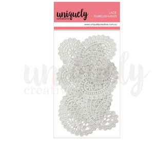 Uniquely Creative Embellishment - Lace Paisleys