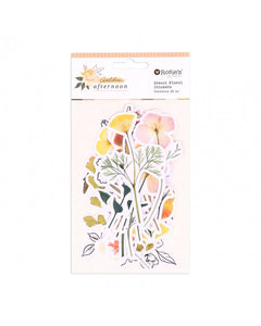 MM11 Add-on - Golden Afternoon Floral Stickers 22pc by Rosie's Studio