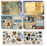 3Quarter Designs Paper, 6x4 Card Pack - Father Figure