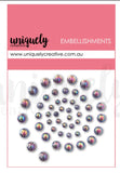 Uniquely Creative Embellishment, Rhinestone / Pearls - Multiple Colors Available