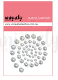 Uniquely Creative Embellishment, Rhinestone / Pearls - Multiple Colors Available