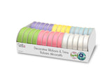 MultiCraft Embellishment, Poly-Satin Ribbon - Pastel  Various Colours Available