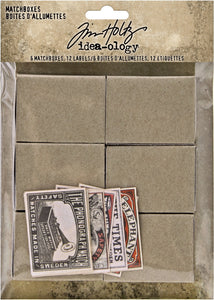 Tim Holtz Idea-ology Embellishment, Matchboxes