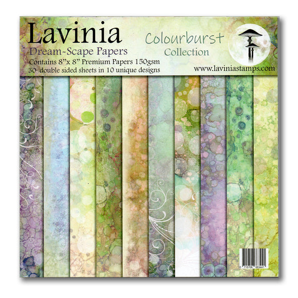 Lavinia Paper Pack 8x8, Dreamscape - The Colourburst Collection
