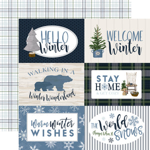 Carta Bella Paper 12x12, Welcome Winter Collection   Multiple patterns available