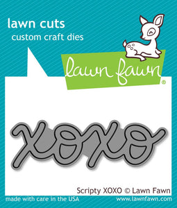 Lawn Fawn Die, Scripty XOXO